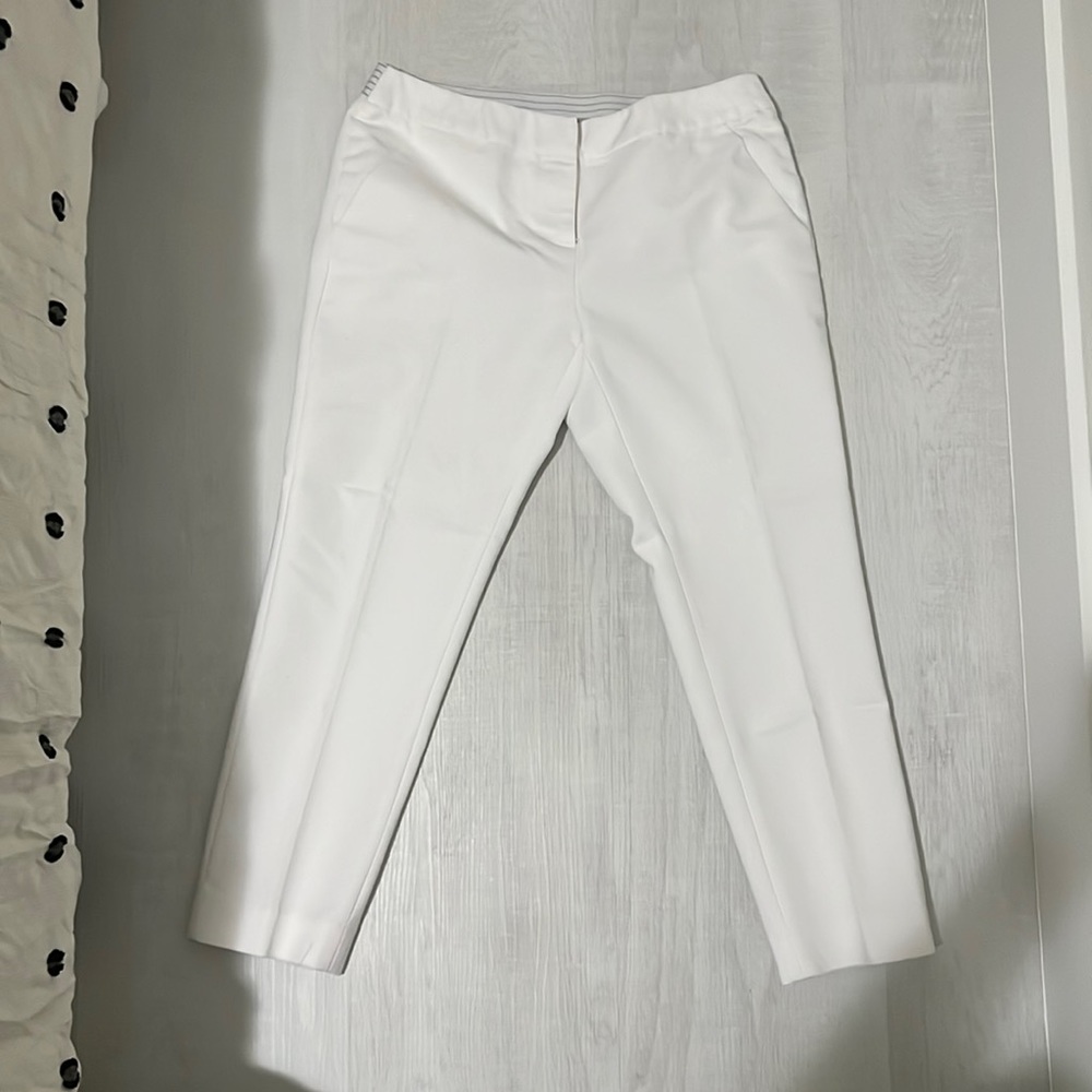White Capri Pants
